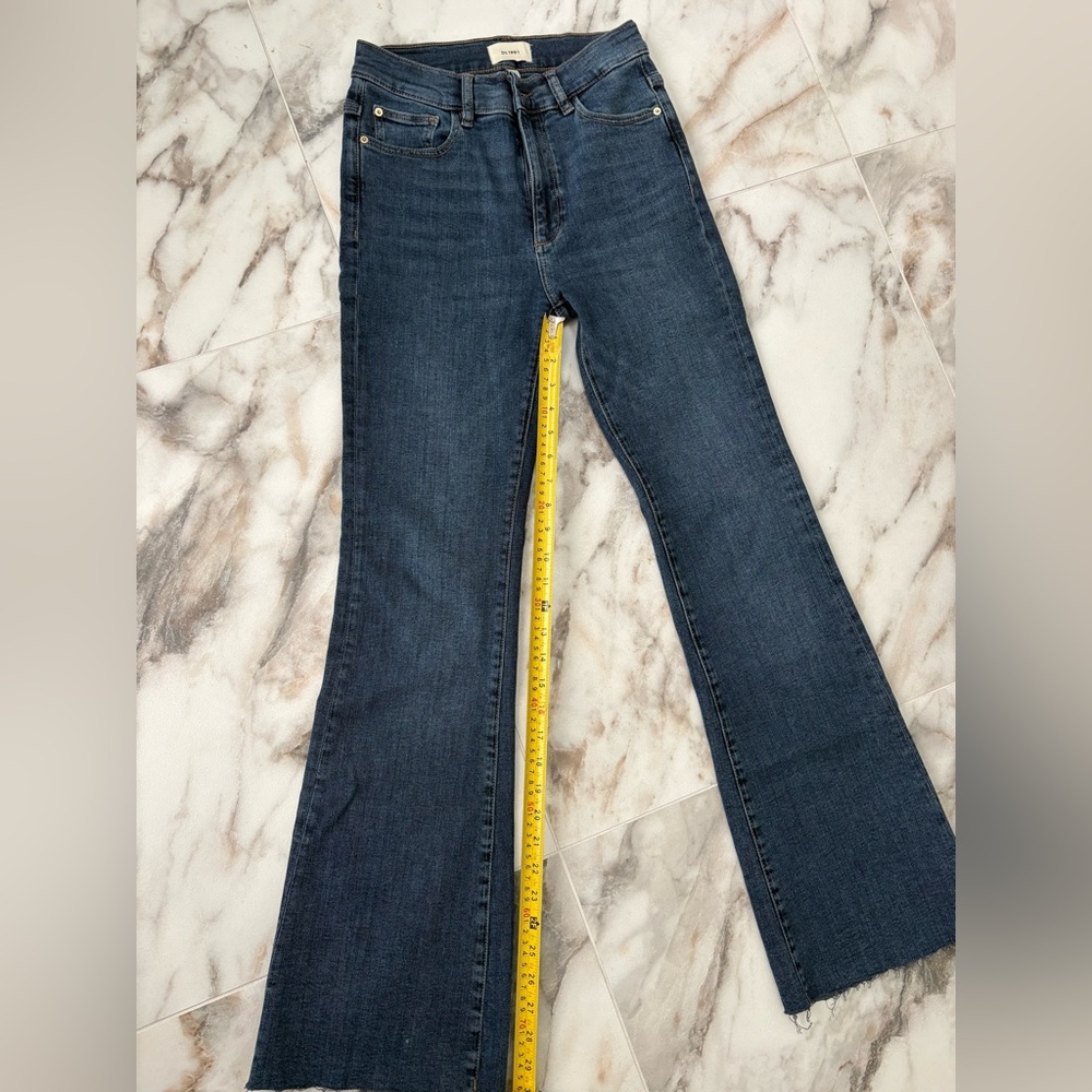 DL1961 Bridget Boot High Rise Instasculpt Jeans – Seacliff Wash 27💙 - Picture 12 of 16